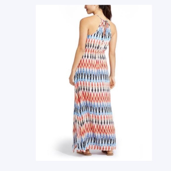 Athleta Sunset Ikat Maxi Dress Size XS - Picture 4 of 8